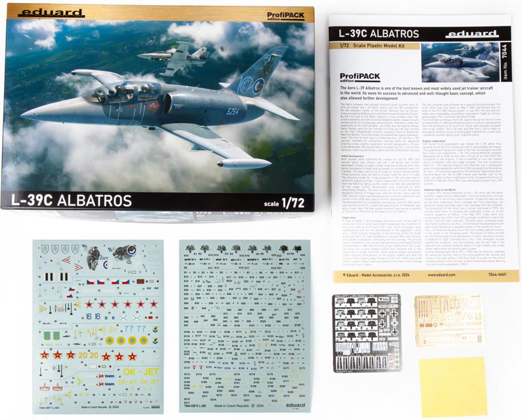 Eduard 1/72 7044 L-39C Albatros Jet Trainer ProfiPACK Kit