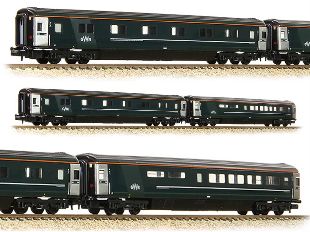 Graham Farish N 374-997B Great Western Night Riviera 2-Coach Pack C GWR Green