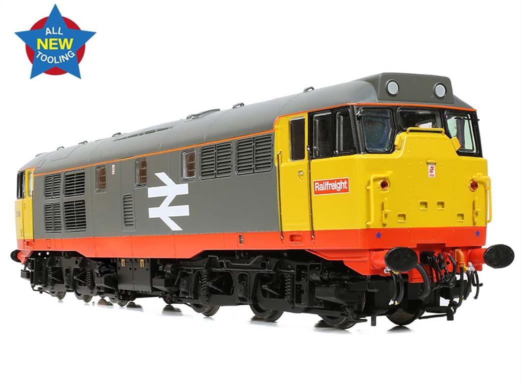 Bachmann OO 35-821A BR 31149 Refurbished Class 31/1 Brush Type 2 Diesel Locomotive Railfreight Grey Red Stripe