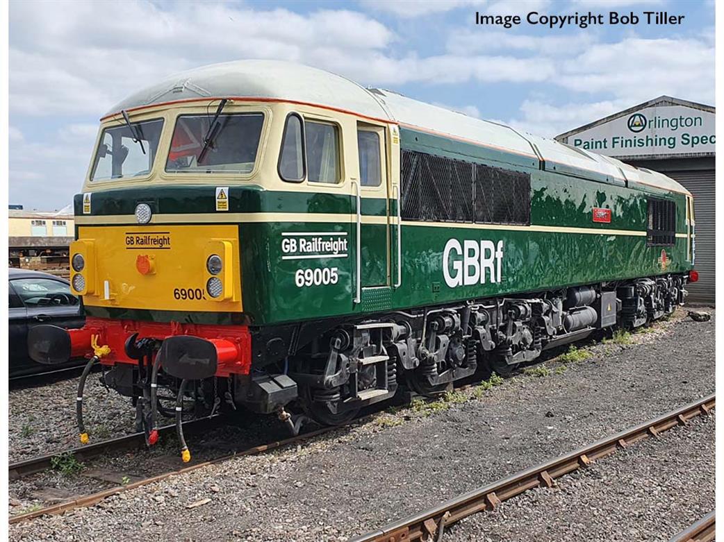 Bachmann OO 35-780 GBRf 66005 Eastleigh Class 69 Diesel Locomotiove BR Green Late Crest