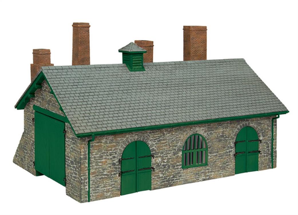 Bachmann OO9 44-0198G Narrow Gauge Blacksmith's and Wagon Workshop Green