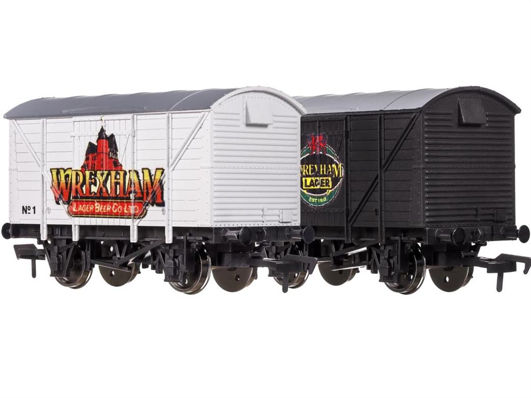 Dapol OO 4F-012-049 Wrexham Lager Beer Ventilated Van Twin Pack