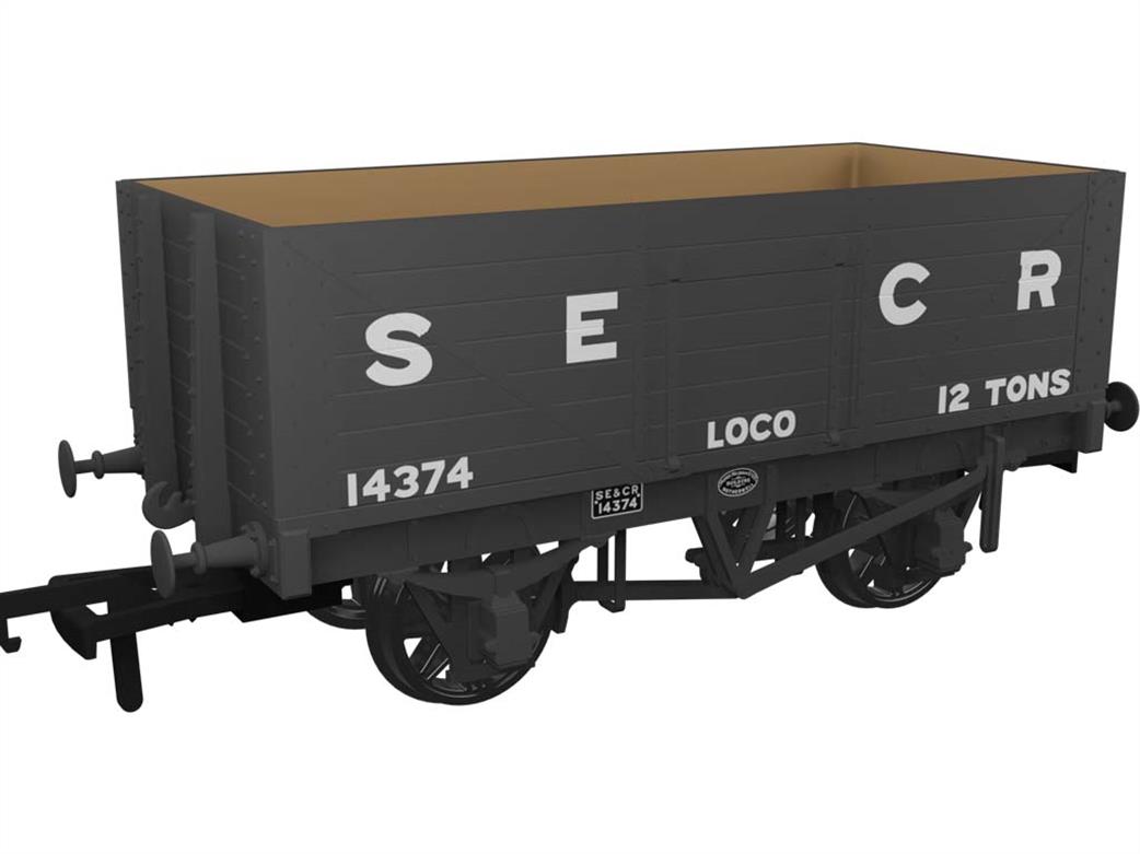 Rapido Trains OO 967405 SECR Loco Coal Wagon 14374 RCH 1907 Type 7 Plank Open Later Letterng Style