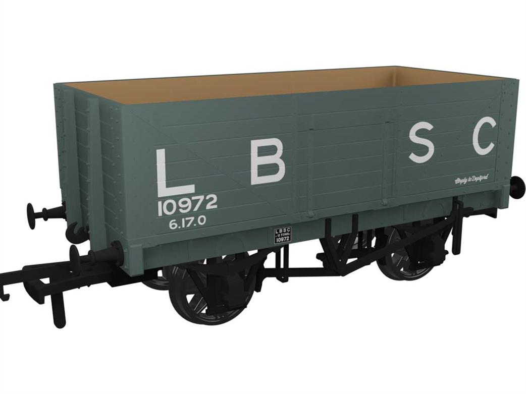 Rapido Trains OO 967406 LB&SCR 10972 RCH 1907 Type 7 Plank Open Wagon