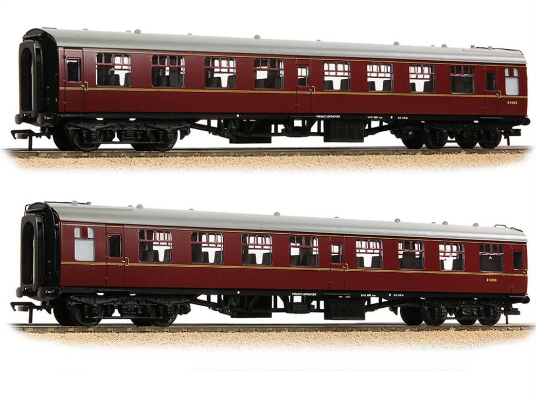 Bachmann OO 39-060A BR Mk1 TSO Second Class Open Coach Maroon