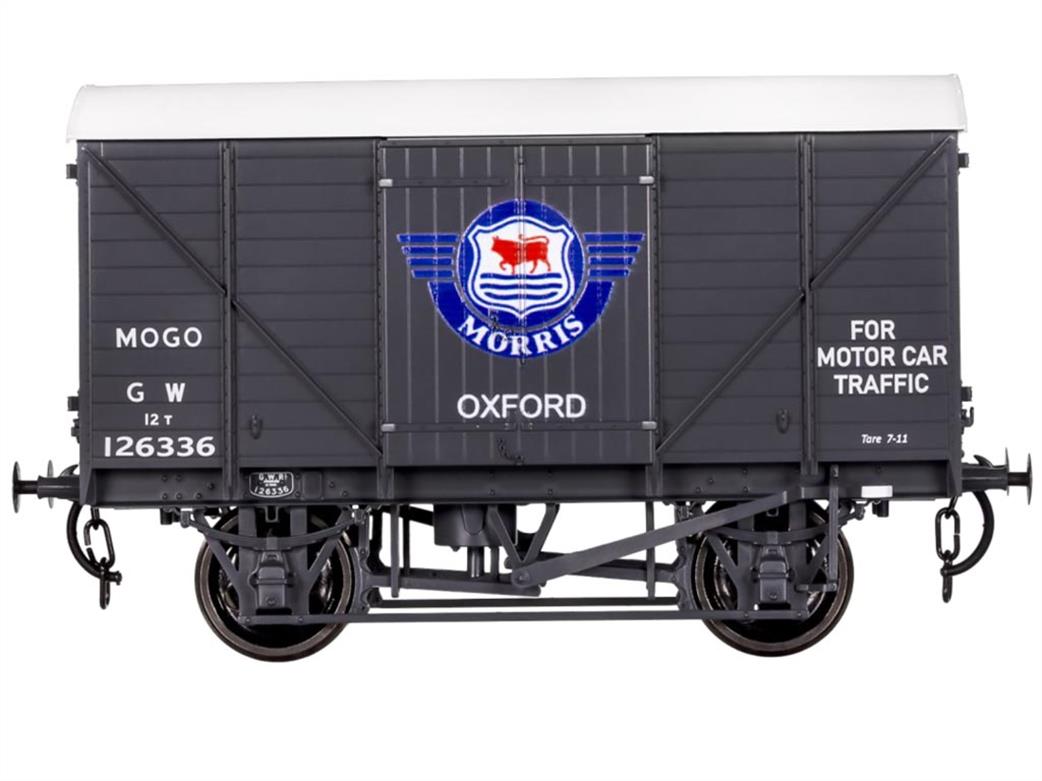 Dapol O Gauge 7F-068-007 GWR 126336 12ton MOGO Motor Car Van GWR Grey Morris