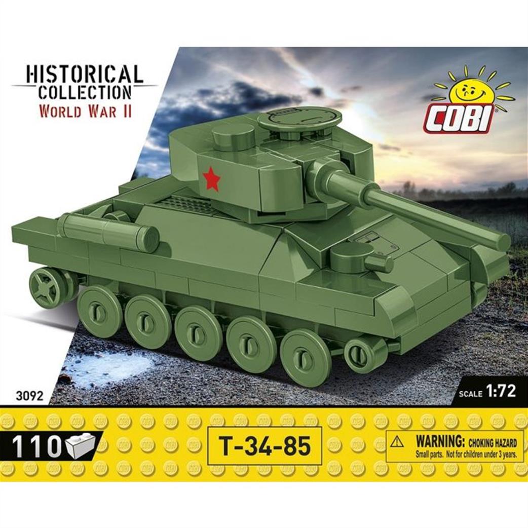 Cobi 1/72 3092 T34/85 Block Model