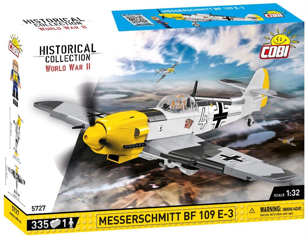 Cobi 1/32 5727 Messerschmitt BF109 E-3 Block Model