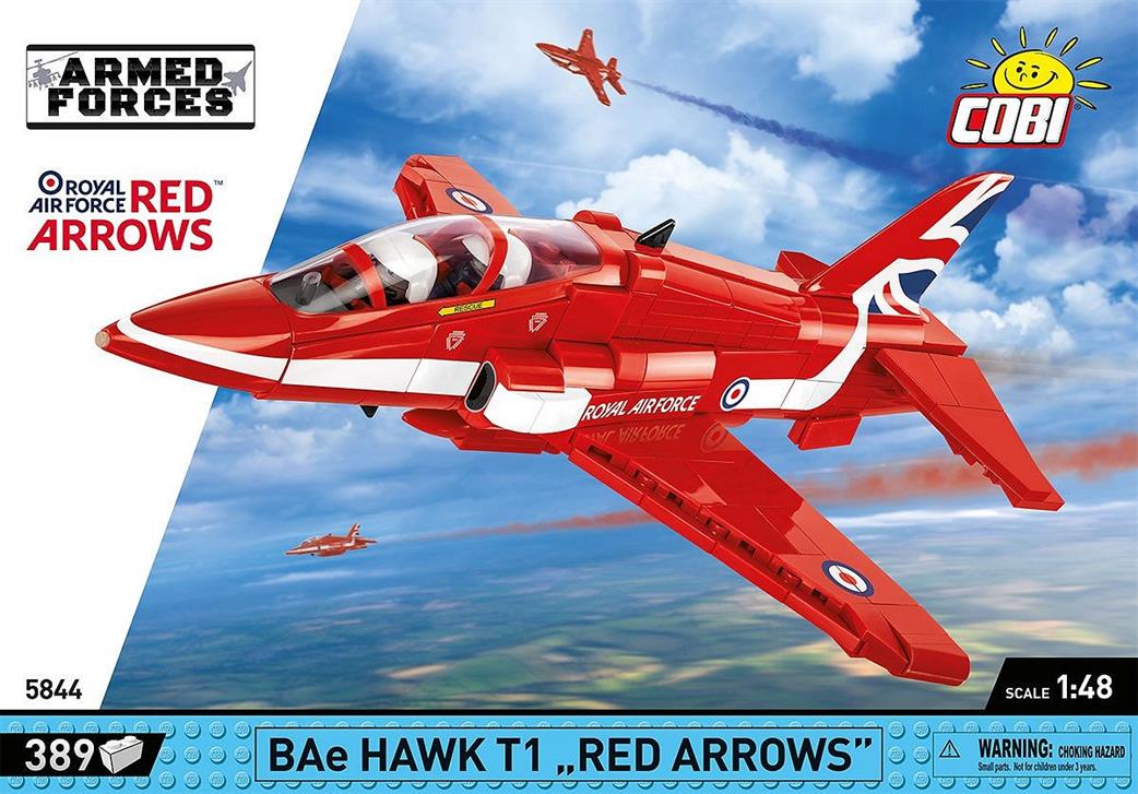 Cobi 1/48 5844 BAE Hawk T1 Red Arrow Block Model