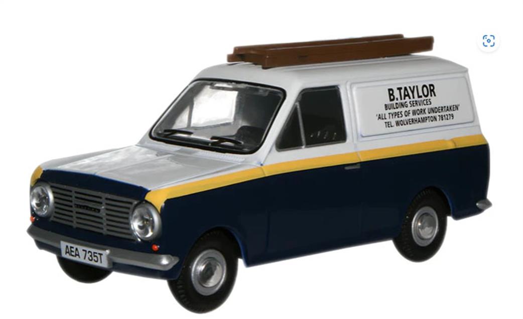 Oxford Diecast 1/43 HA021 Bedford HA Van B Taylor Biulders Auf Wiedersehen