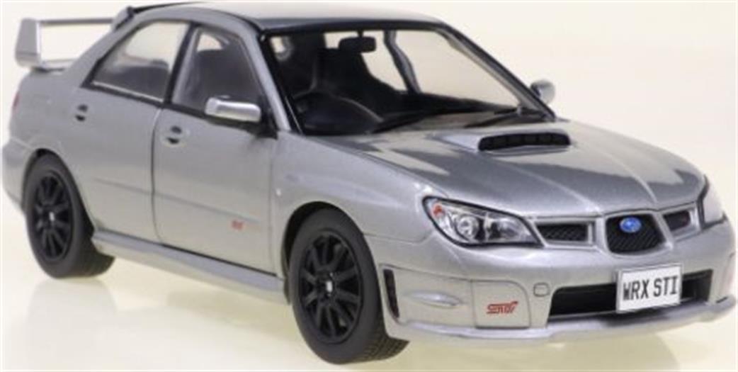 Whitebox 1/24 124208 Subaru Impreza WRX STi Metallic Dark Grey RHD 2006 Diecast Model