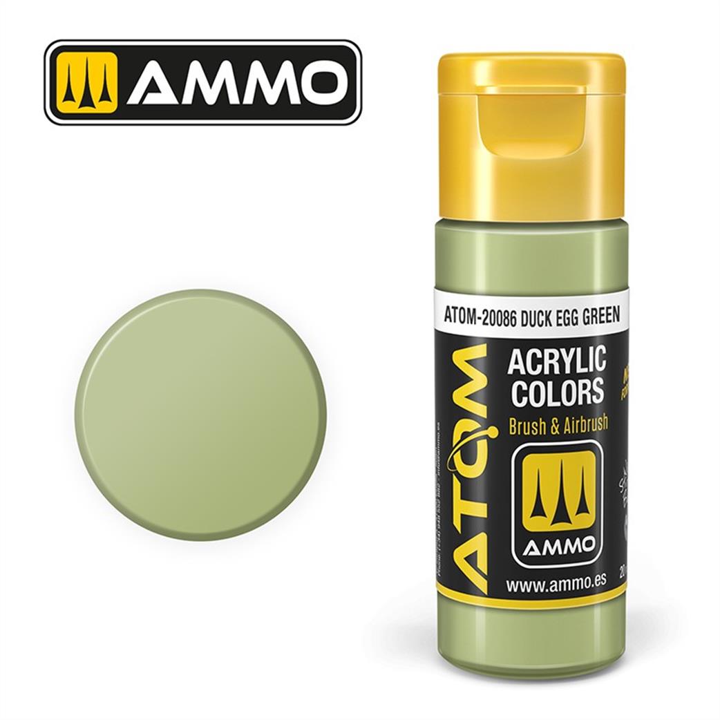 Ammo of Mig Jimenez  ATOM-20086 Atom Color Duck Egg Green 20ml Acrylic Paint