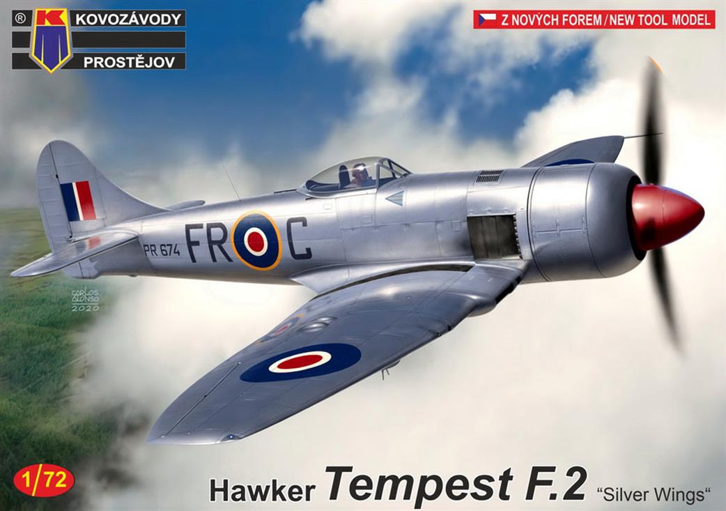 KPM  KMP0228 Hawker Tempest F2 Silver Wings aircraft kit
