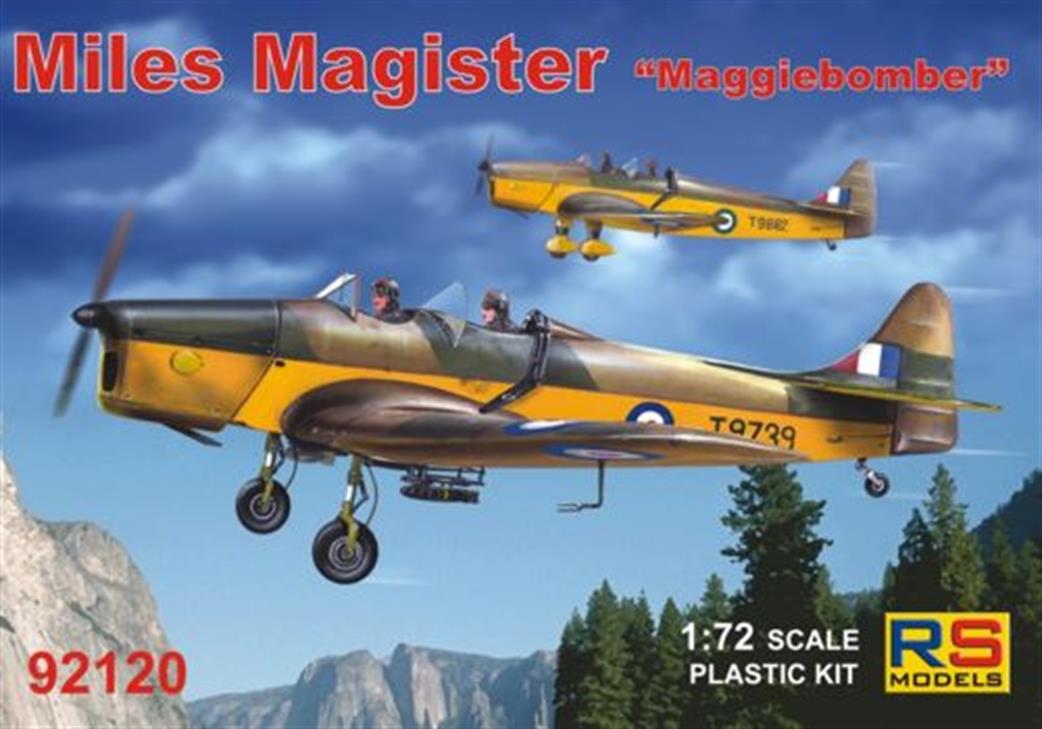 RS Models 1/72 92120 Miles Magister Maggiebomber Trainer Aircraft kit