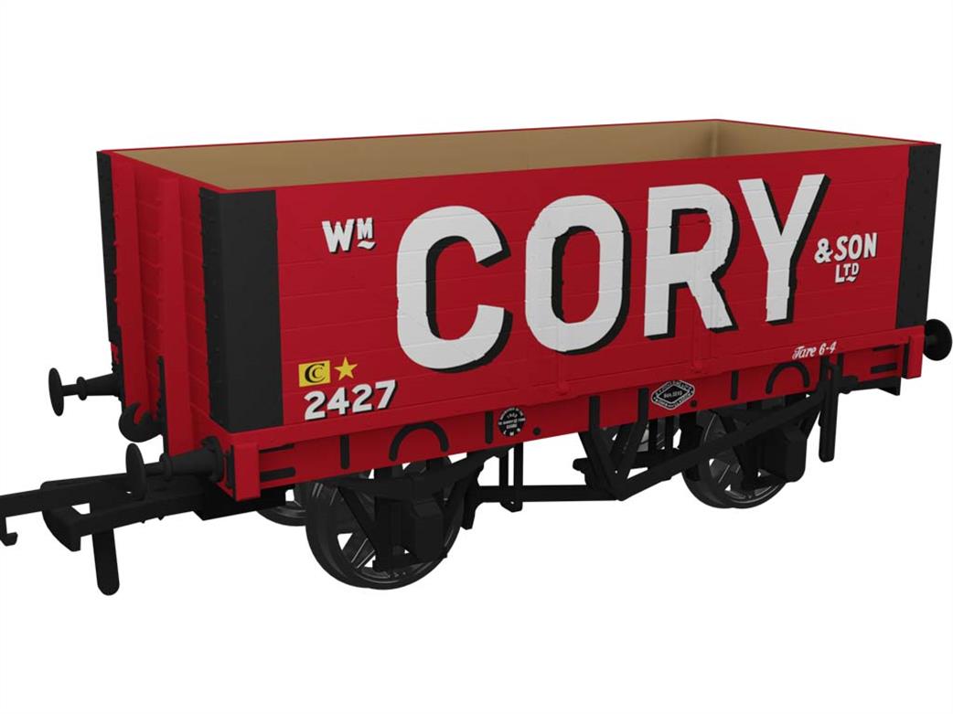 Rapido Trains OO 967425 WM Cory & Sons 2427 RCH 1907 Type 7 Plank Open Wagon