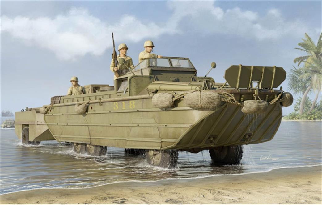 I Love Kit - Merit International 1/35 63539 GMC DUKW-353 With WTCT-6 Trailer