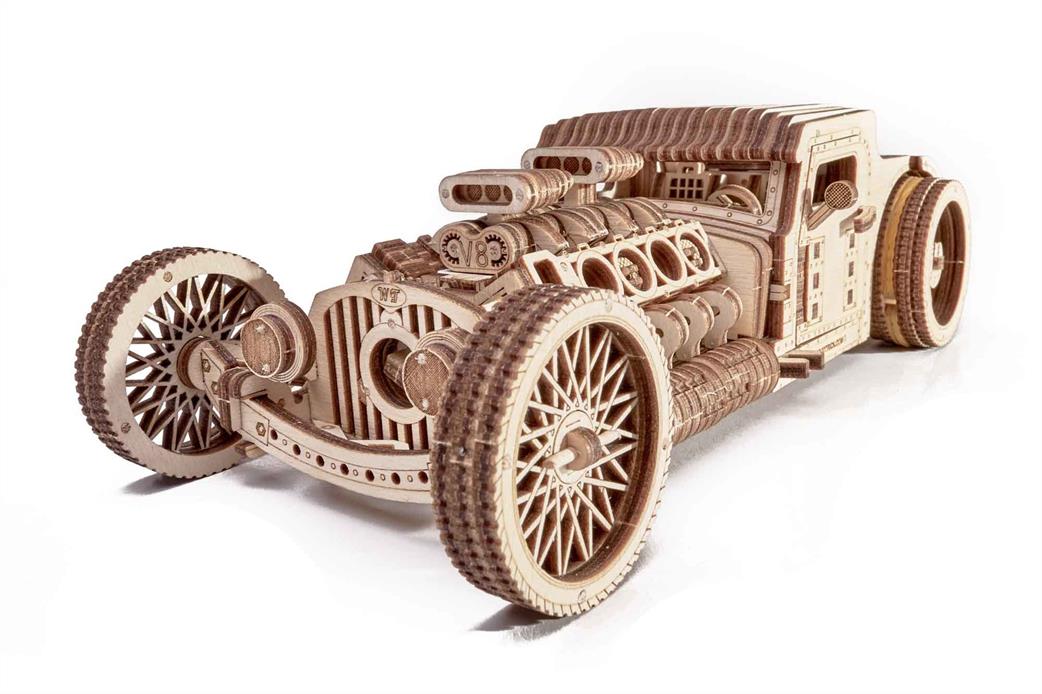 Wood Trick  WDTK023 Hot Rod 3D wooden construction kit