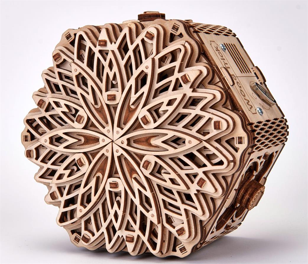 Wood Trick  WDTK045 Mystery Flower 3D wooden construction kit