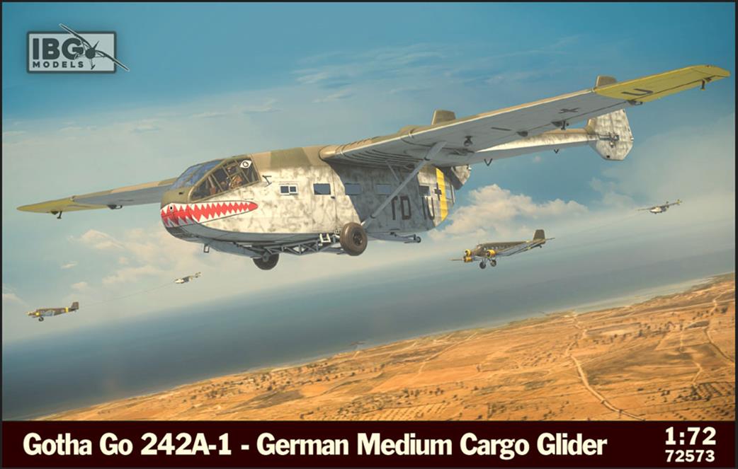 IBG Models 1/72 72573 Gotha Go-242A-1  German Medium Cargo Glider Kit