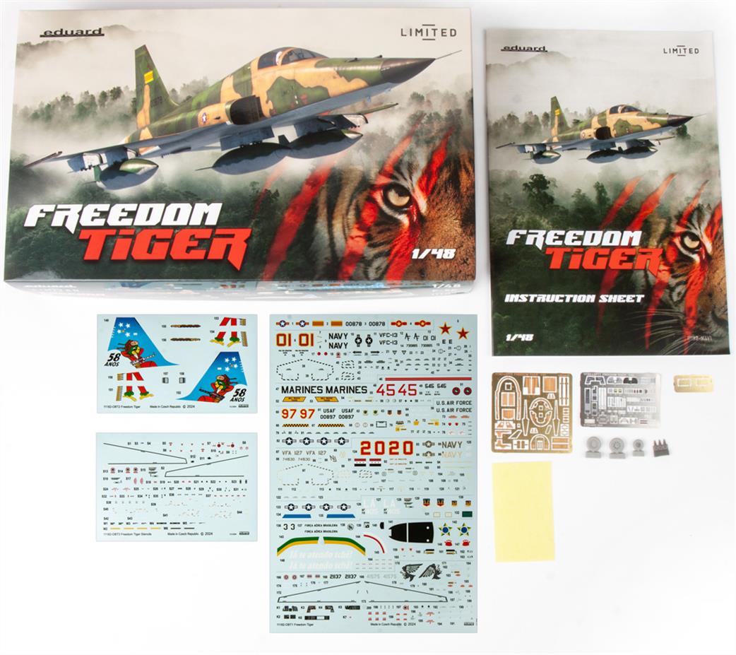 Eduard 1/48 11182 Freedom Tiger F-5E Fighter Plastic Kit Limited Release