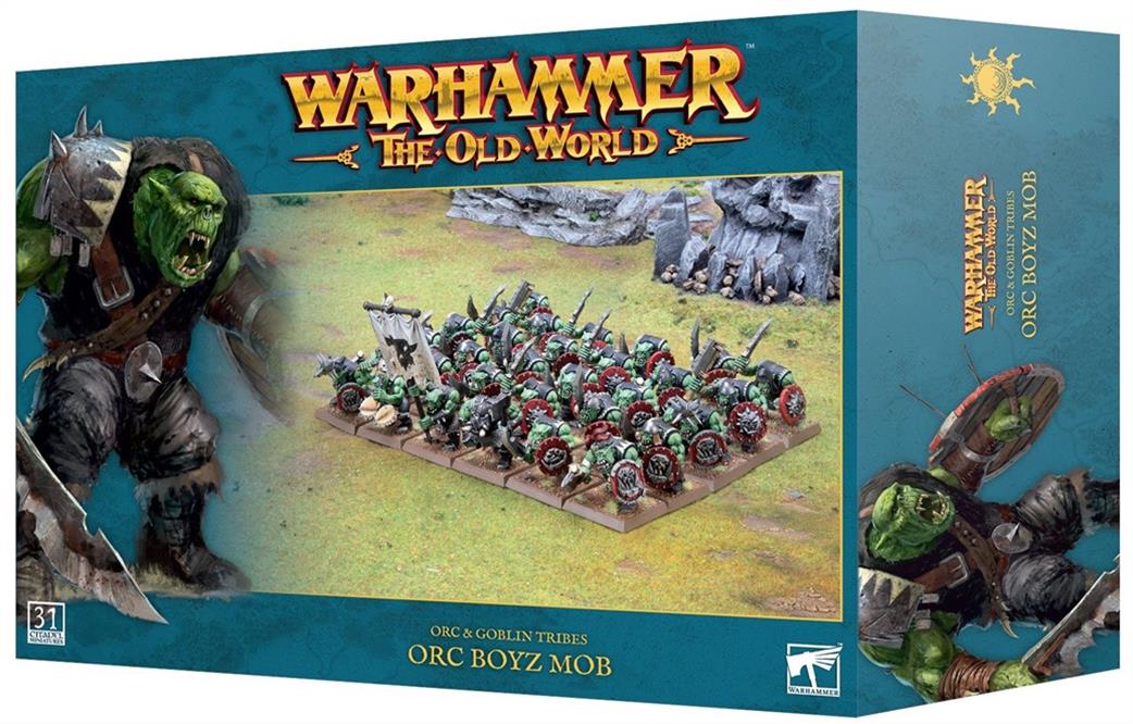 Games Workshop 09-02 Warhammer The Old World Orc & Goblin Tribes Orc Boyz Mob