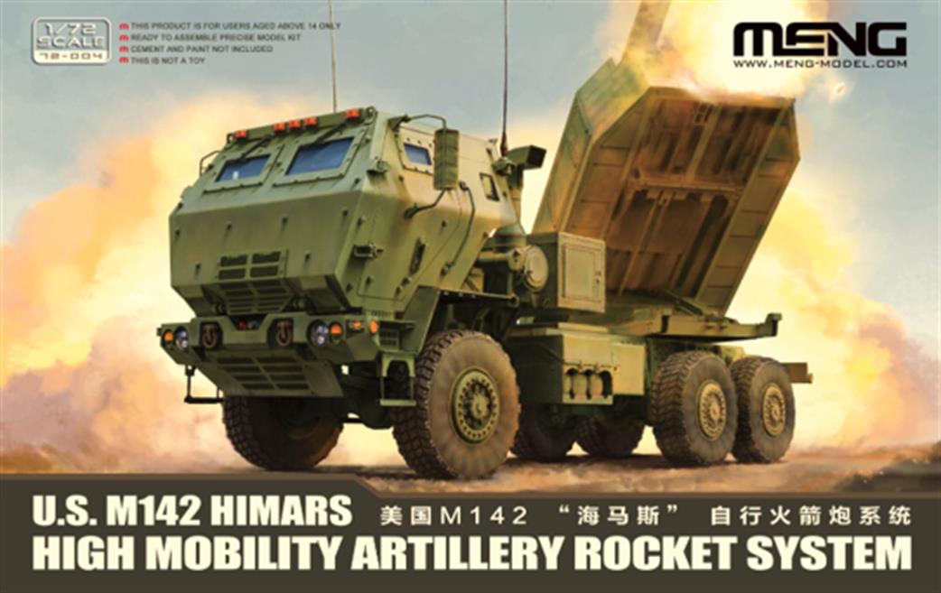 Meng 1/72 72-004 US HIMARS High Mobility Rocket System  Plastic Kit