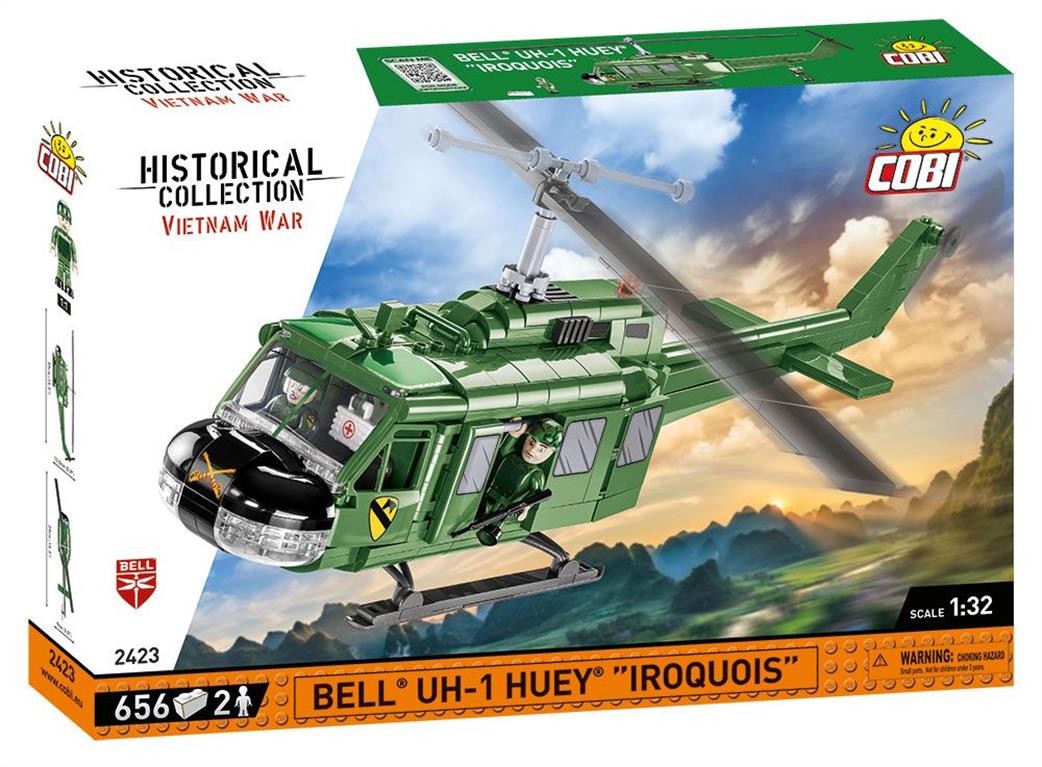 Cobi 1/48 2423 Bell UH-1 Huey IROQUOIS Block Model