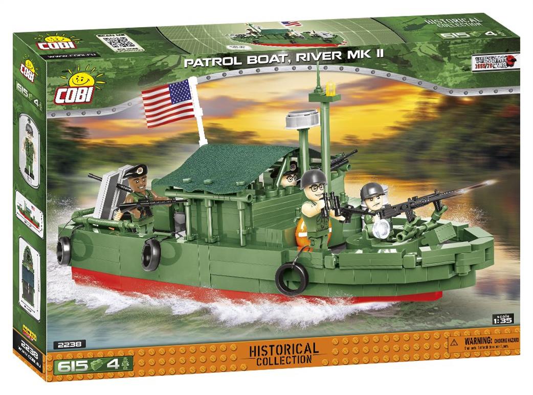 Cobi 1/35 2238 Patrol Boat River Mark II Block Model