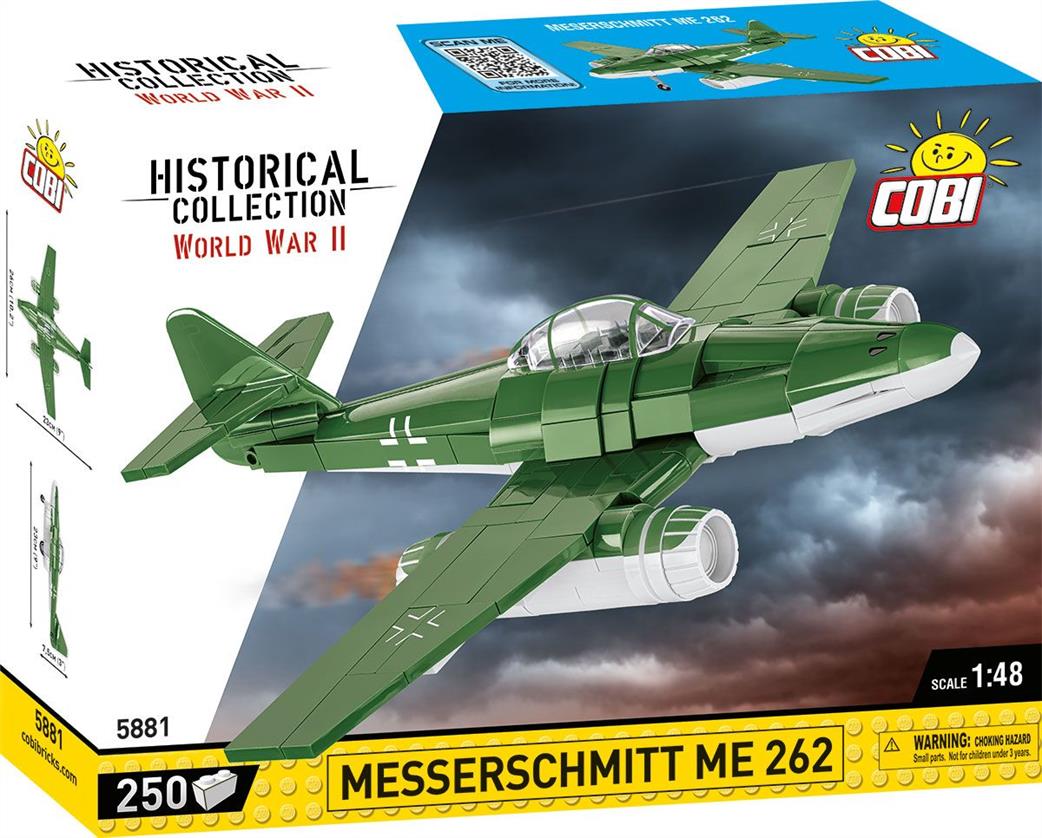 Cobi 1/48 5881 Messerschmitt Me 262 Block Model