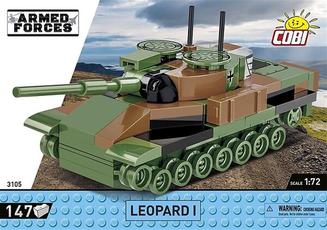 Cobi 1/72 3105 Leopard I Block Model