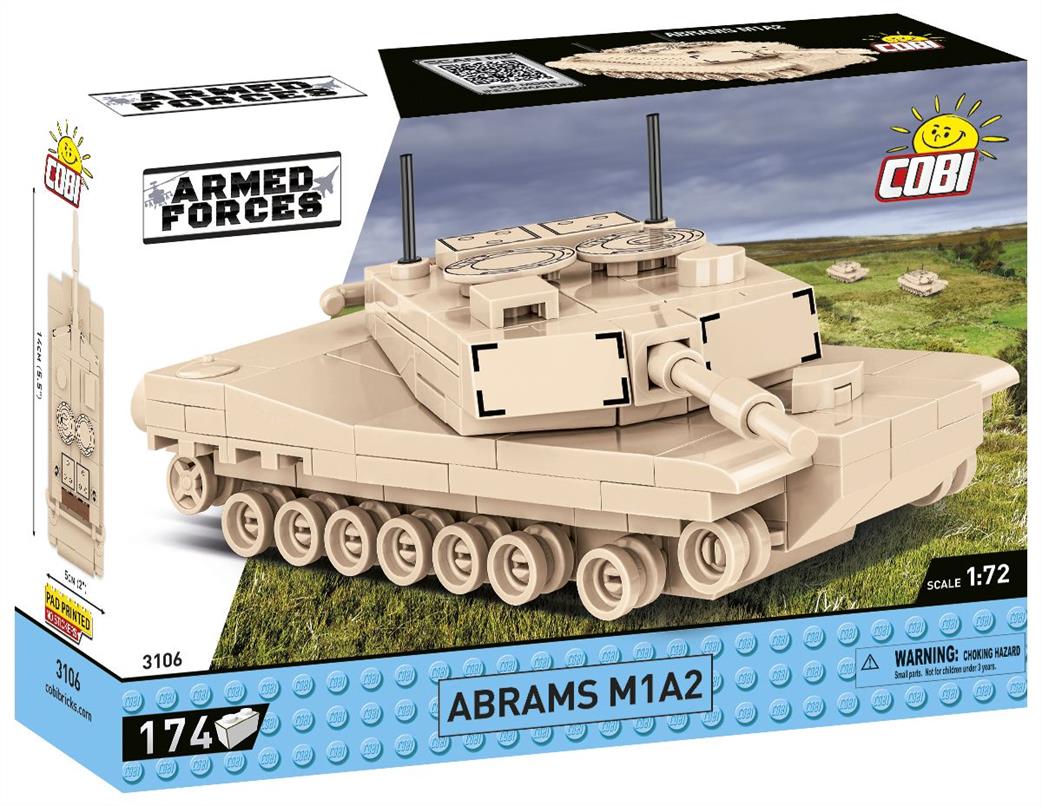 Cobi 1/72 3106 Abrams M1A2 Block Model