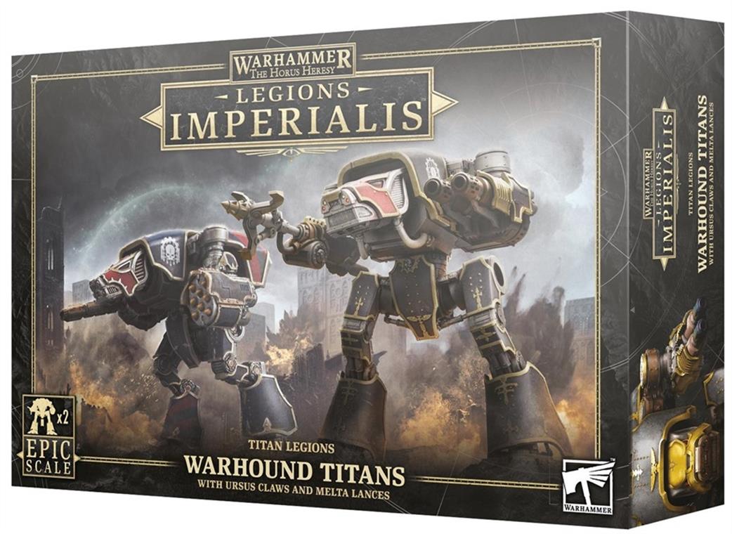 Games Workshop  03-45 Legions Imperialis Warhound Titans with Ursus Claws