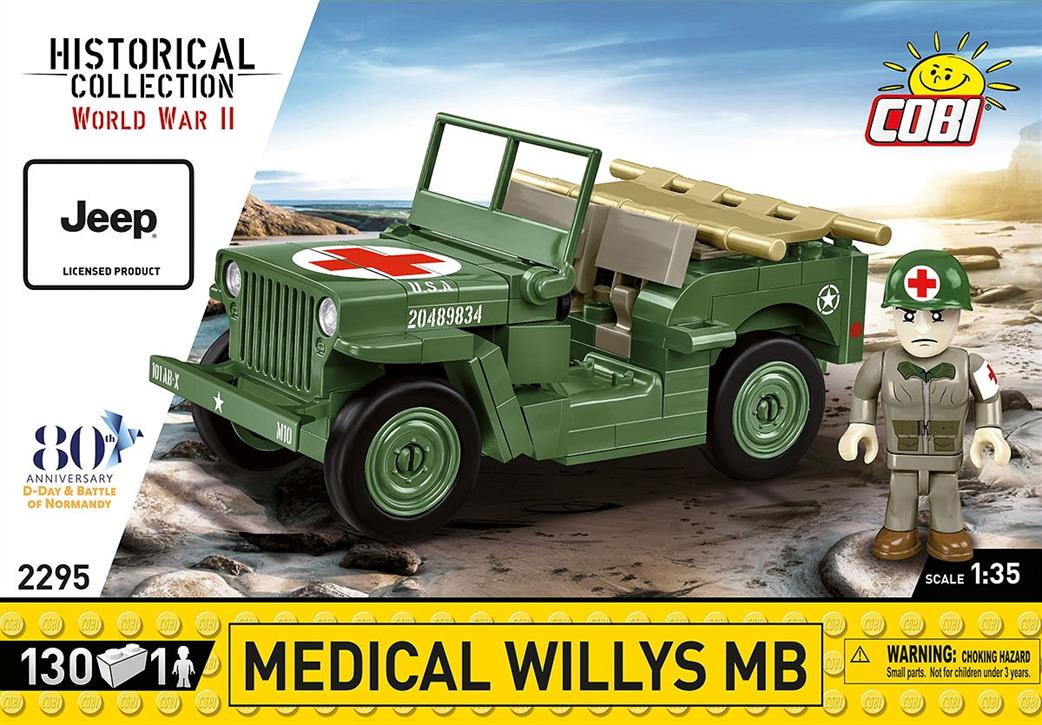 Cobi 1/35 2295 Medical Willys MB Block Model