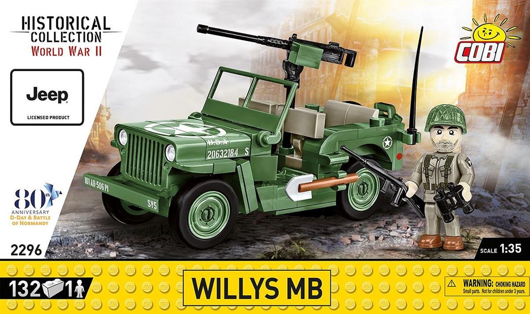 Cobi 1/35 2296 Willys MB Block Model