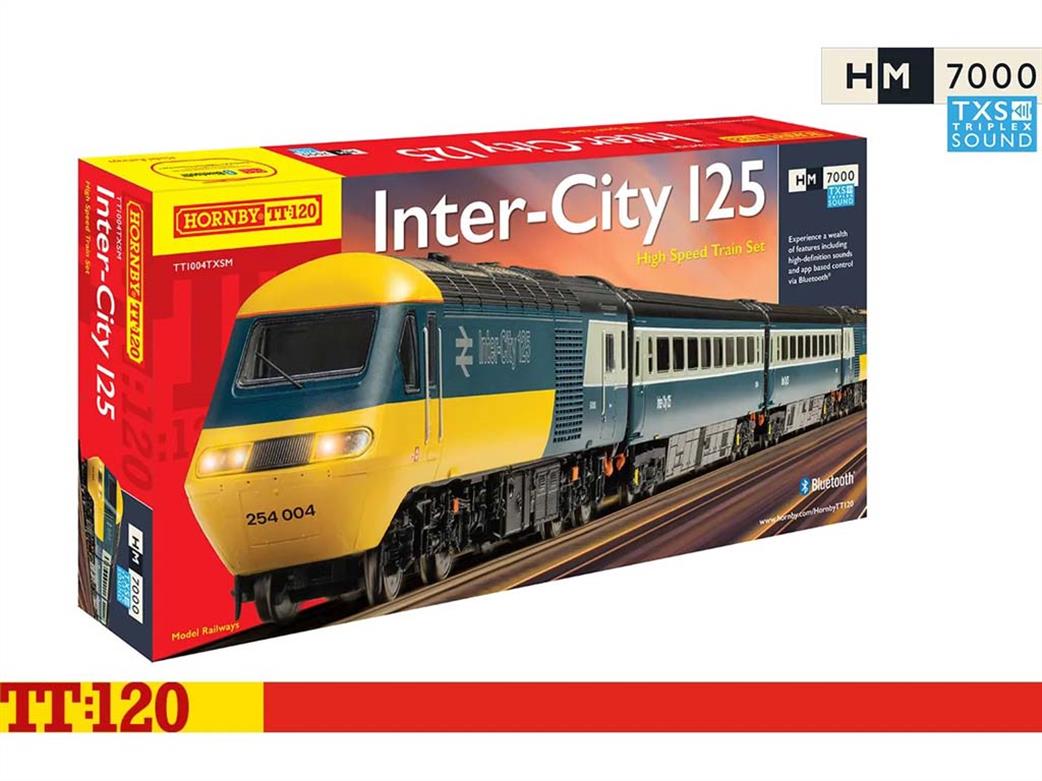 Hornby TT:120 TT1004TXSM InterCity 125 High Speed Train Set HM7000 Sound