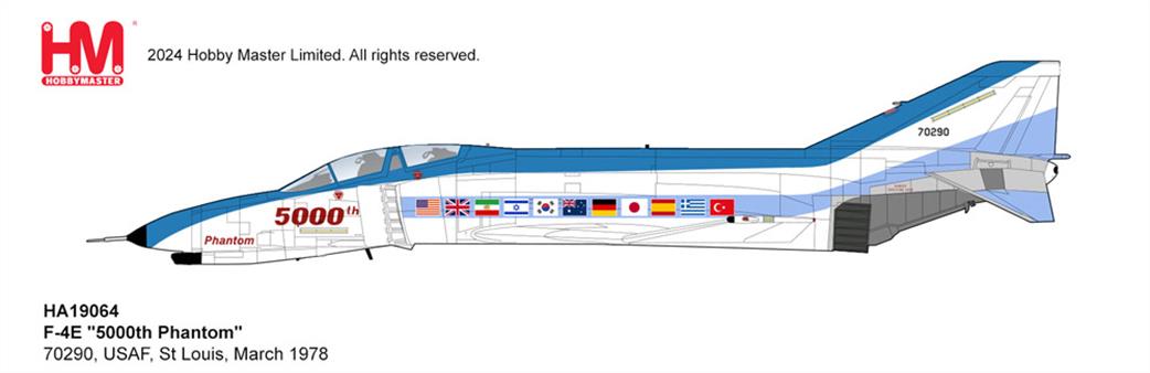 Hobby Master 1/72 HA19064 F-4E 5000th Phantom USAF St Louis 1978