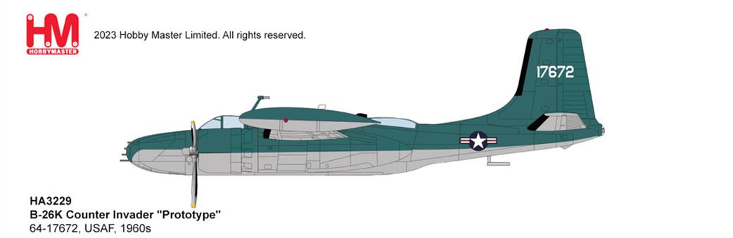 Hobby Master 1/72 HA3229 B-26K Counter Invader USAF 1960's