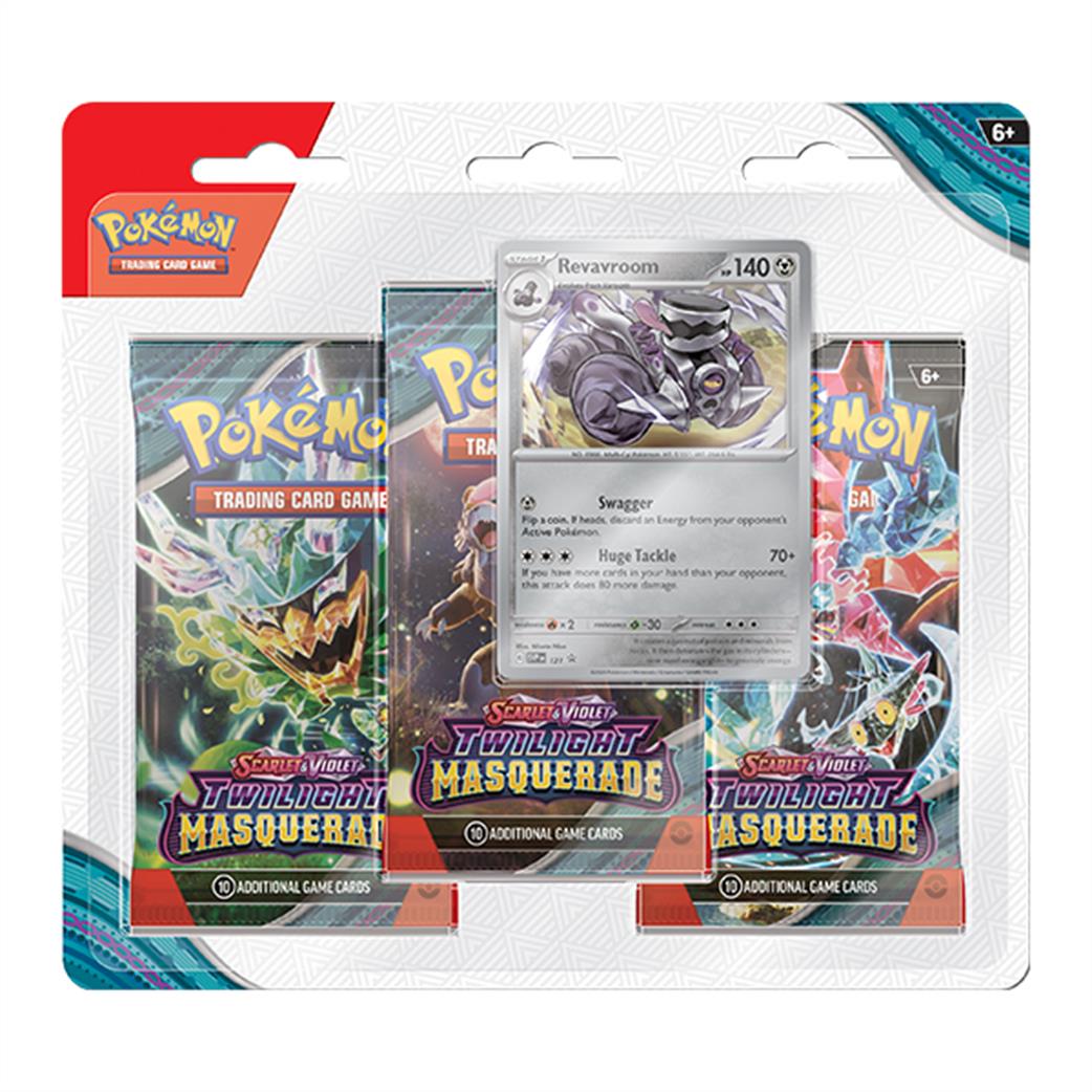 Nintendo  189-85783 Pokemon S&V Twilight Masquerade Triple Booster Pack