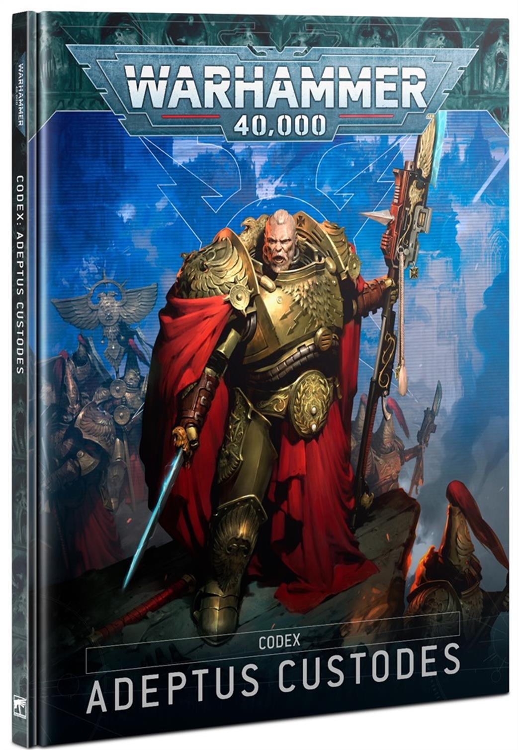 Games Workshop 60030108019 Adeptus Custodes Hardback 40K Codex 10th Edition Book