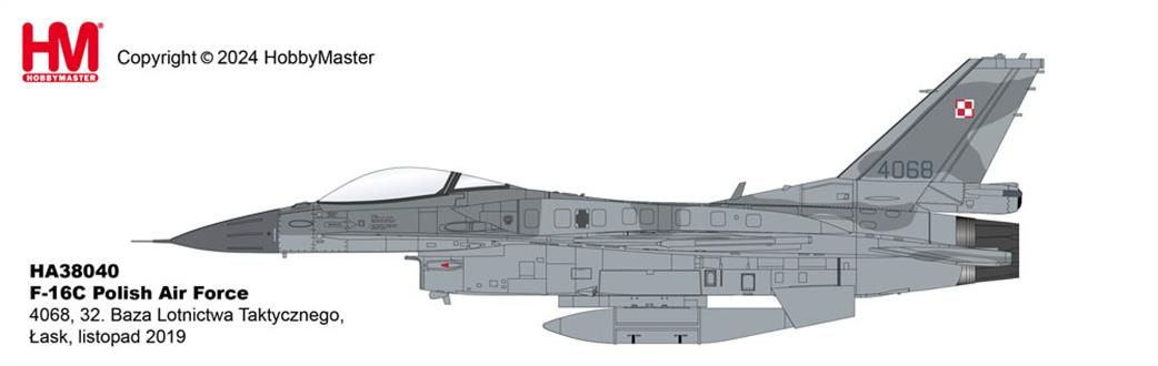 Hobby Master 1/72 HA38040 Lockheed F-16C Polish Air Force