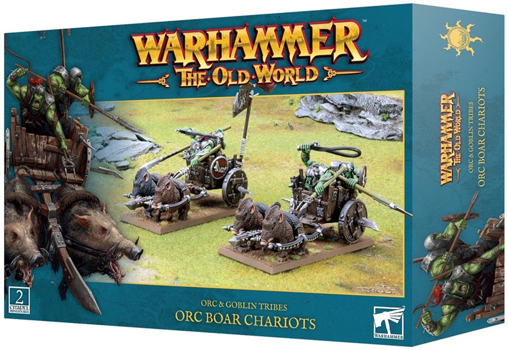 Games Workshop 09-07 Warhammer The Old World Orc & Goblin Tribes Orc Boar Chariots