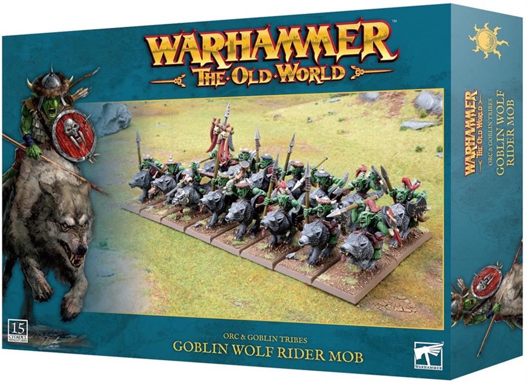 Games Workshop 09-09 Warhammer The Old World Orc & Goblin Tribes Goblin Wolf Rider Mob