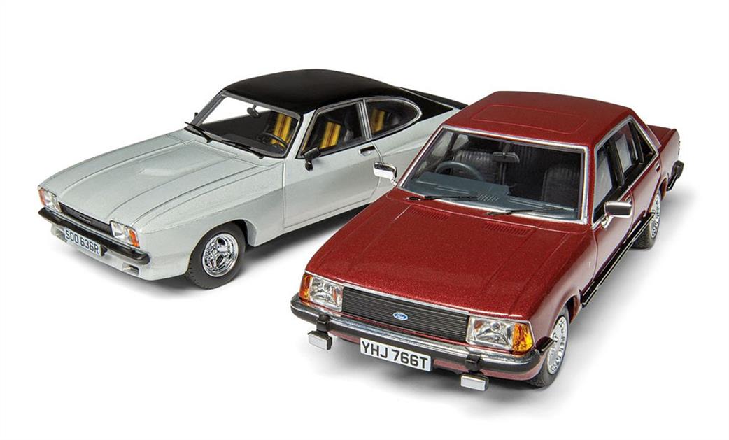 Corgi 1/43 CC91991 Screen Stars Ford Capri Mk2 X-Pack, Ford Granada Mk2 2.8i Ghia