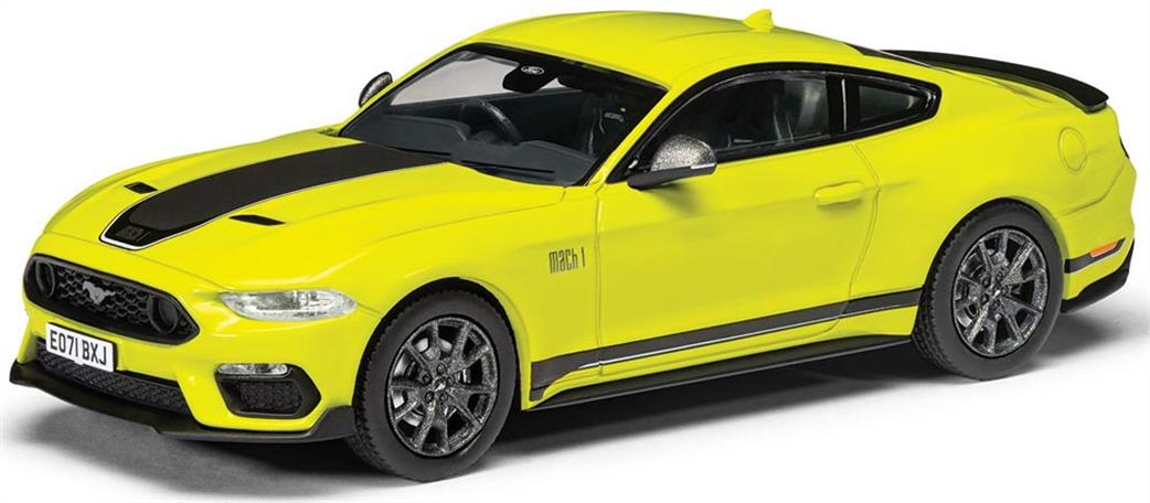 Corgi 1/43 VA15504 Ford Mustang Mk6 Mach 1 Grabber Yellow Diecast Car Model