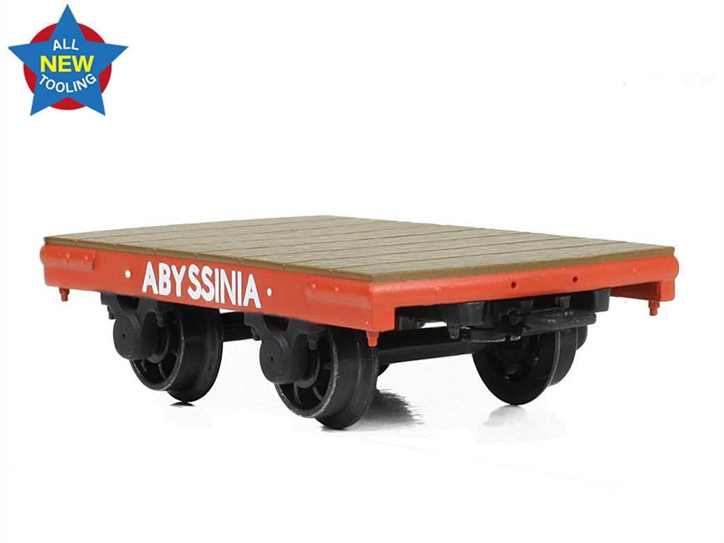 Bachmann O-16.5 73-026A NG7 Narrow Gauge Flat Wagon Red Abyssinia