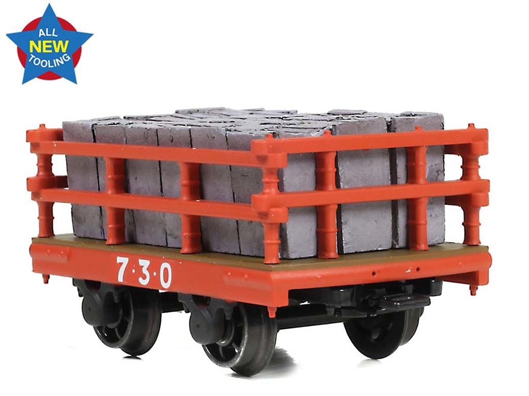 Bachmann O-16.5 73-028A NG7 Narrow Gauge Slate Wagon Red