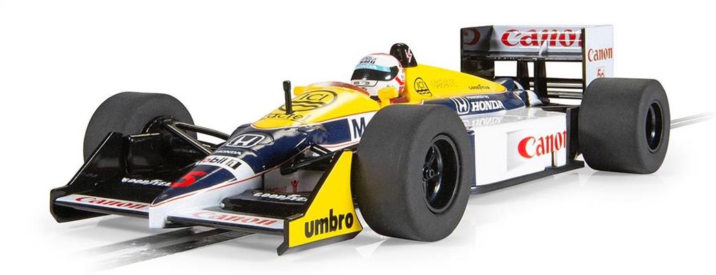 Scalextric 1/32 C4508 Williams FW11B 1987 British Grand Prix Nigel Mansell Slot Car Model