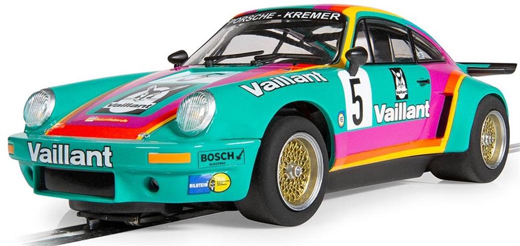 Scalextric 1/32 C4439 Porsche 911 3.0 RSR Vailliant Slot Car