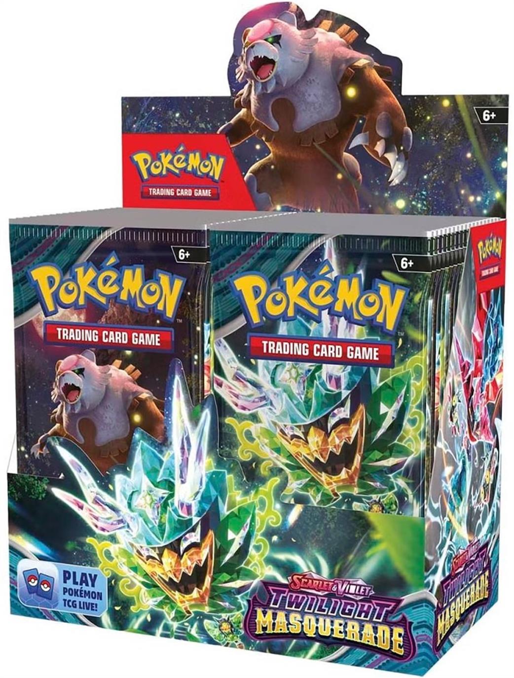 Nintendo  189-85340BOX Pokemon S&V Twilight Masquerade Booster Box Sealed