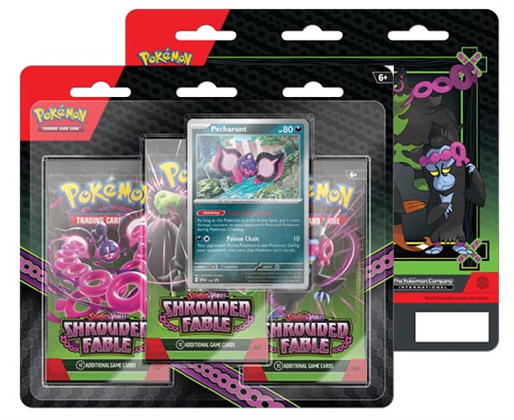 Nintendo  290-85999 Pokemon S&V Shrouded Fable Triple Booster Pack